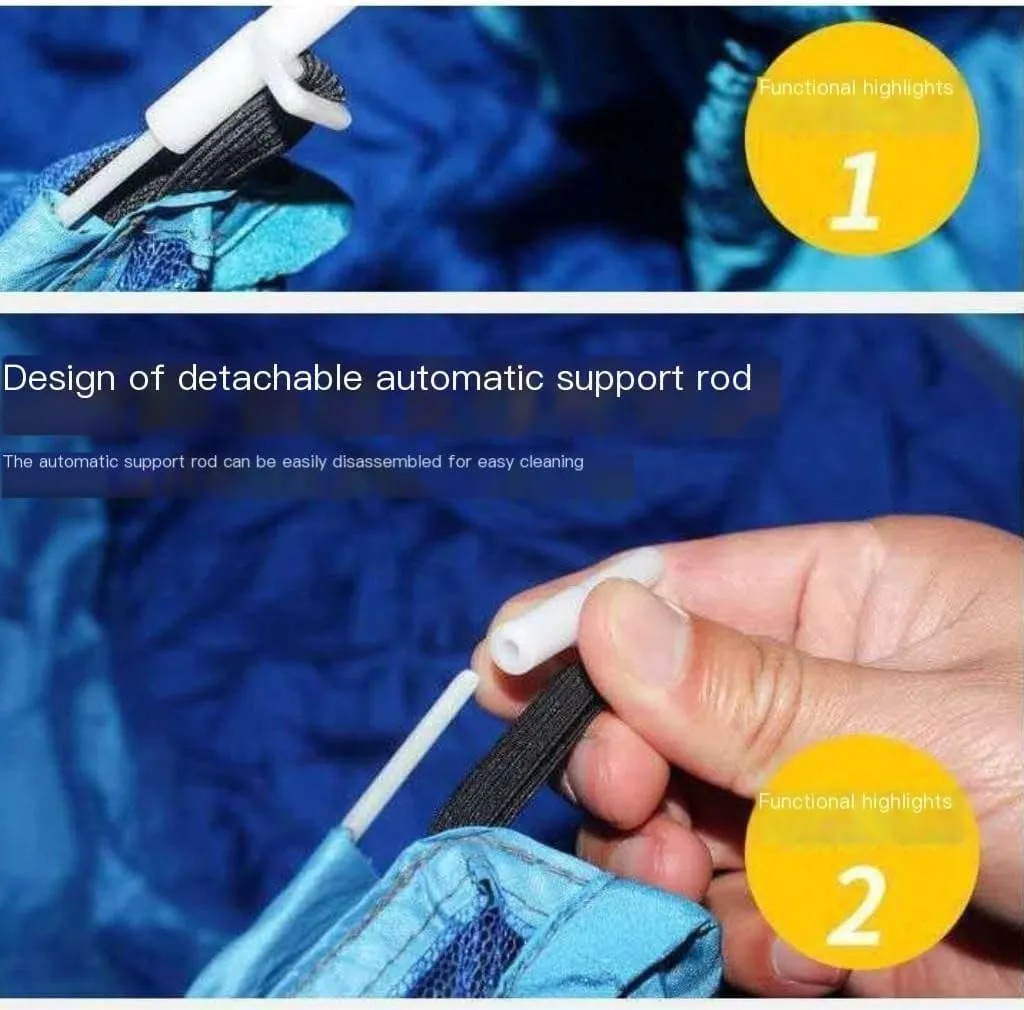 Hammock Double Mosquito Net Hammock Automatic Anti-Rollover Parachute Boni Silk Spinning Outdoor Strap Swing Chair Summer Hammock Outdoor(Orange)