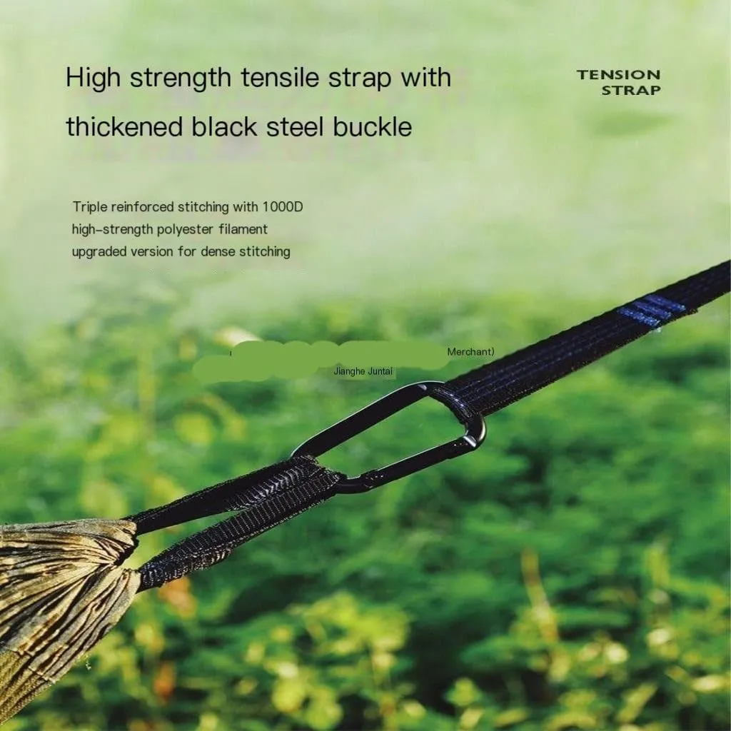 Hammock Double Quick-Open Mosquito Net Hammock Outdoor Anti-Rollover Single and Double Outdoor Camping Anti-Mosquito Hammock Outdoor(Blue,A)