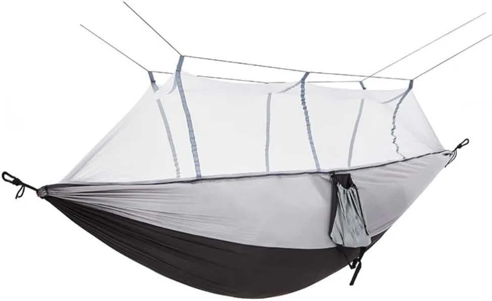 Hammock Hammock Outdoor Camping Anti-Mosquito Outdoor Camping with Mosquito Net Breathable Hanging Tree Tent Hammocks for Outside(B)