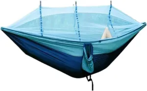 Hammock Hammock Outdoor Camping Anti-Mosquito Outdoor Camping with Mosquito Net Breathable Hanging Tree Tent Hammocks for Outside(B)