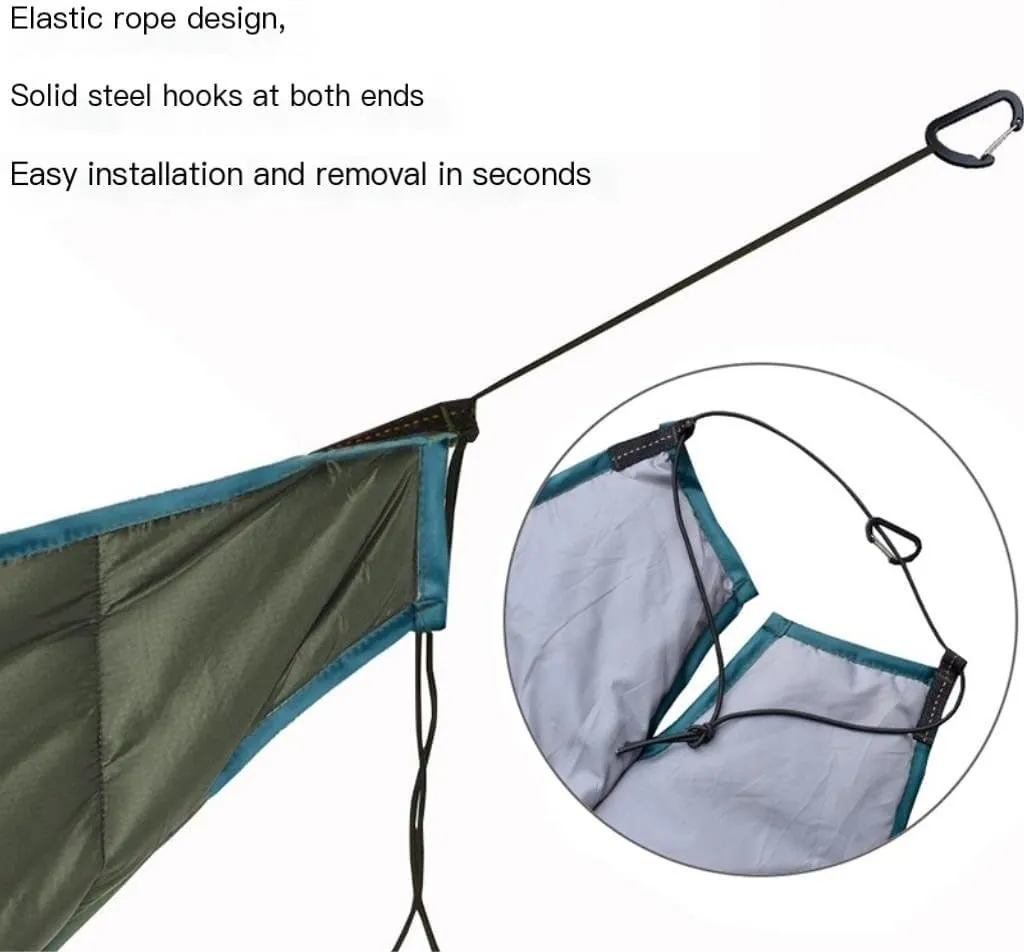 Hammock Lightweight Nylon Outdoor Hammock Quilt Portable Single Waterproof Camping Double Hanging Chair Warm Hammocks for Outside