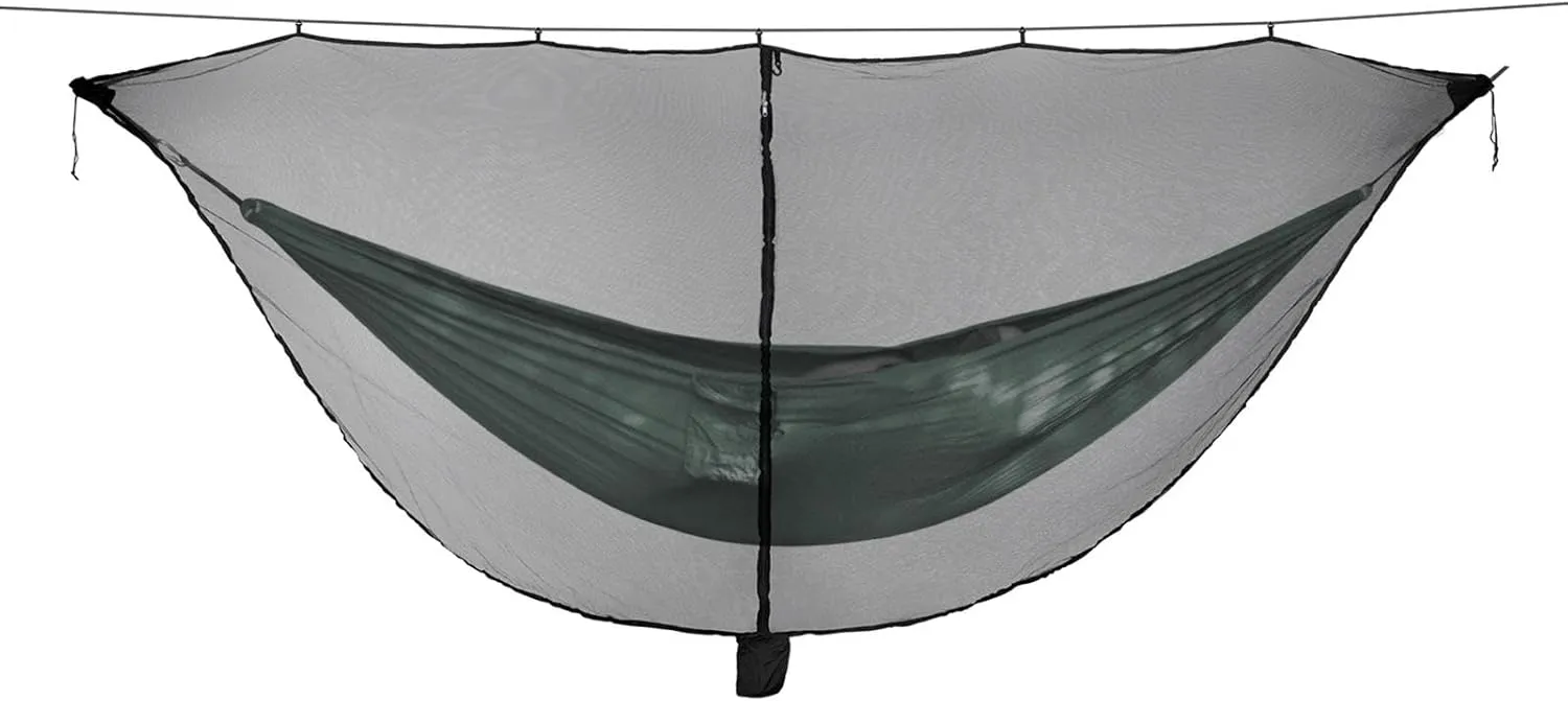 Hammock Net - Hammock Fly Net, Camping Hammock, 11ft Easy Set up Fly Net | Mesh Hammock Netting, Lightweight Portable Camping Gear Net for Outdoor Comfort, 360 Degree Protection, Camping, Hiking