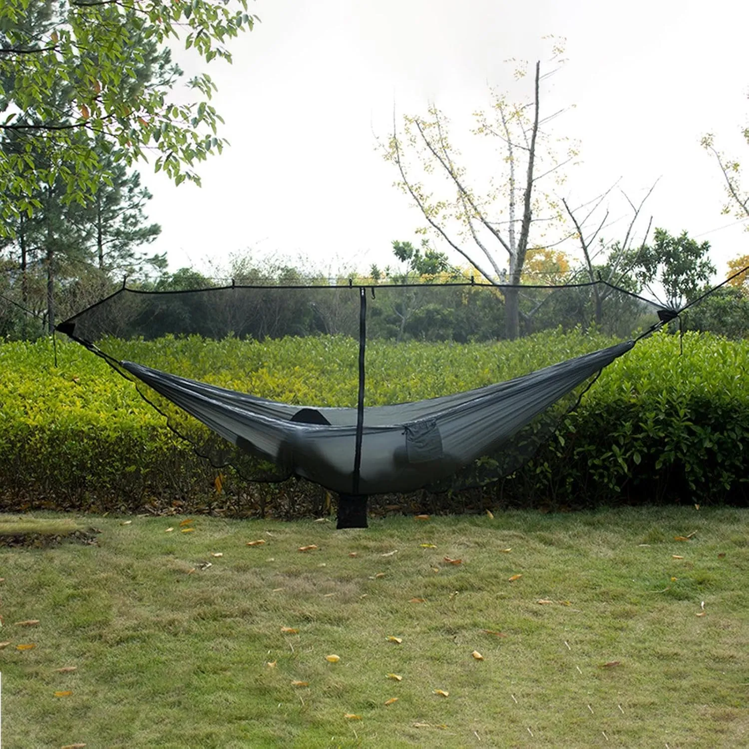 Hammock Net - Hammock Fly Net, Camping Hammock, 11ft Easy Set up Fly Net | Mesh Hammock Netting, Lightweight Portable Camping Gear Net for Outdoor Comfort, 360 Degree Protection, Camping, Hiking