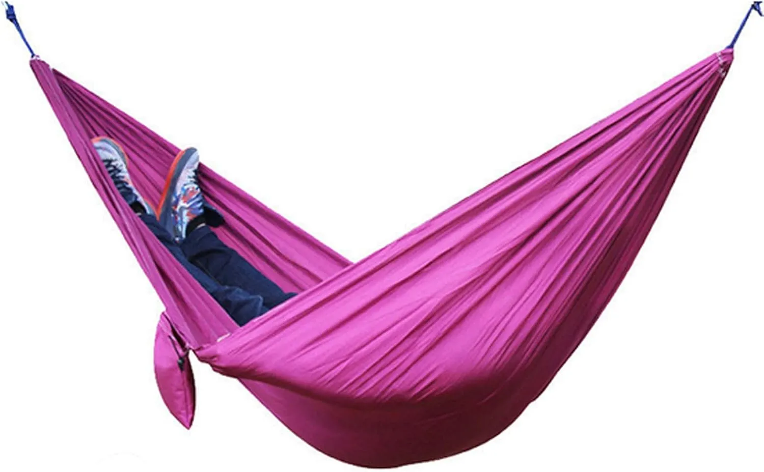 Hammocks Camping Hammock Breathable Parachute Hammock Swing with Tree Belt 210T Nylon Hammock for Survival Travel Outdoor Outdoor Hammock