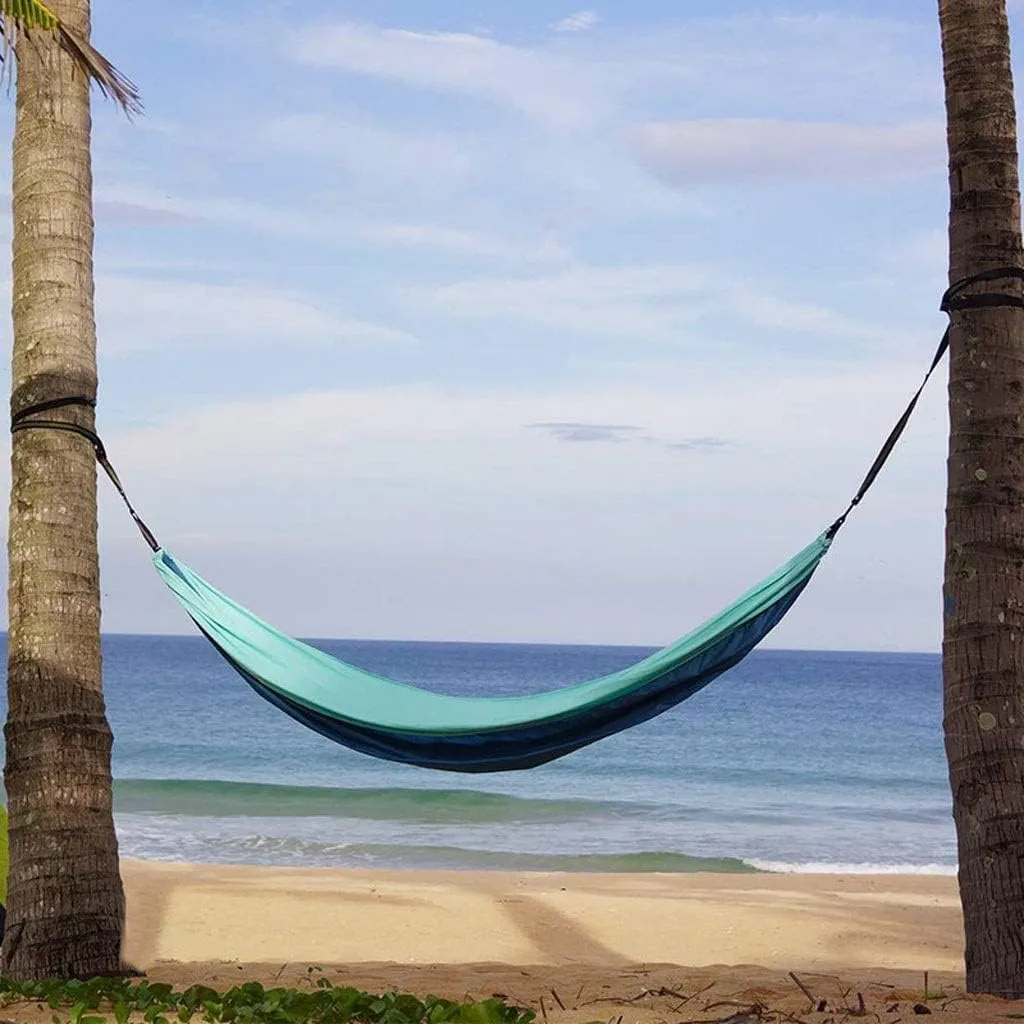 Hammocks for Outside Parachute Lightweight Nylon Portable Hammock, Travel Courtyard Backpack Beach Double Camping Hammock Backpack Hammock Camping