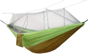 Hammocks Hammock 260x140cm Camping Hammock Ultralight Hammock Double Hanging Sleeping Bed Swing with Tree Straps for Survival Hiking Patio Outdoor Hammock