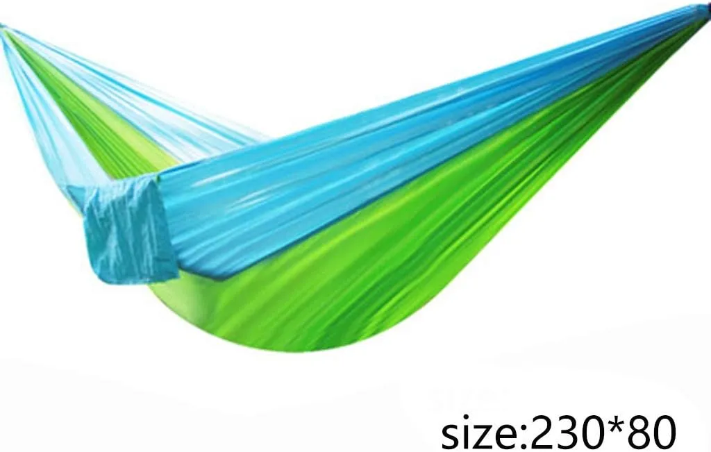 Hammocks Outdoor Hammock Light Parachute Cloth Hammock Outdoor Single Double Camping Leisure Hammock, Small, Pink