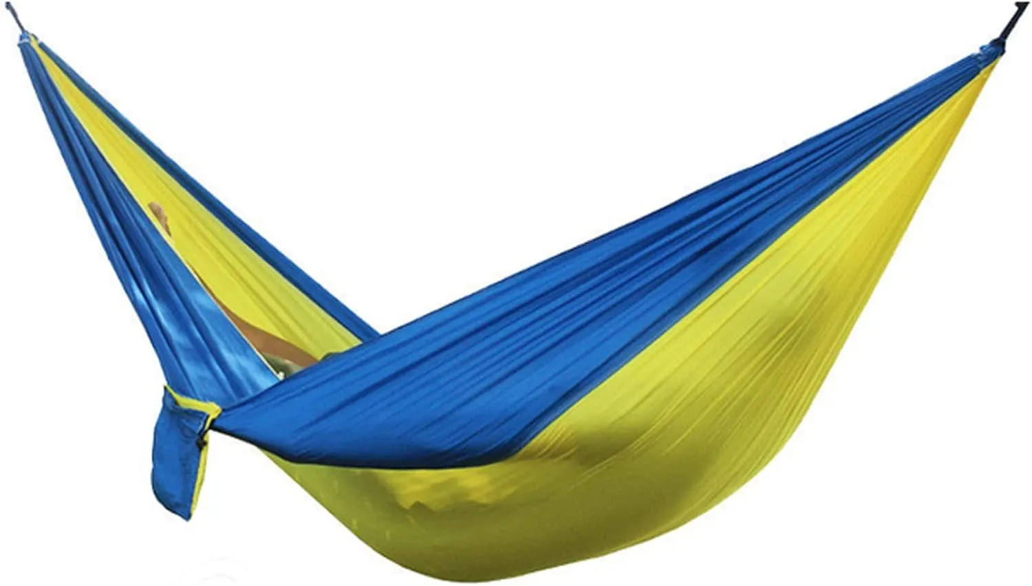 Hammocks Parachute Portable Hammock Lightweight Camping Hammock Double Nylon Hammock with 2 Tree Straps Swing for Backpacking Outdoor Hammocks for Outside