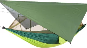 Hammocks Rainproof Tarp Waterproof Hammock Canopy 210T Nylon Hammocks Lightweight Portable Camping Hammock and Tent Awning