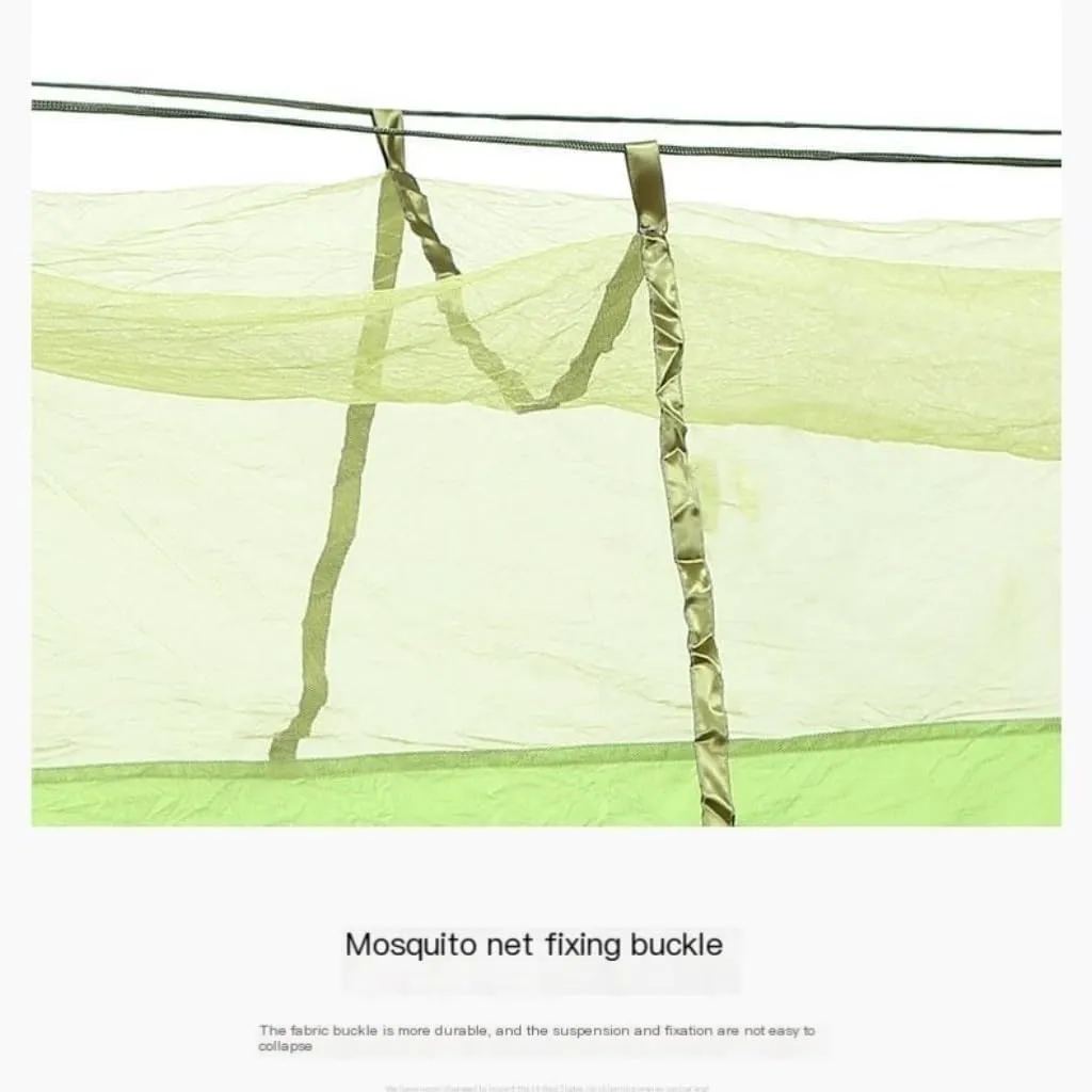 Hamock Outdoor Parachute Wholesale Hammock with Mosquito Net Anti-Mosquito Nylon Single Double Camping Hammock Hanmock(Brown)
