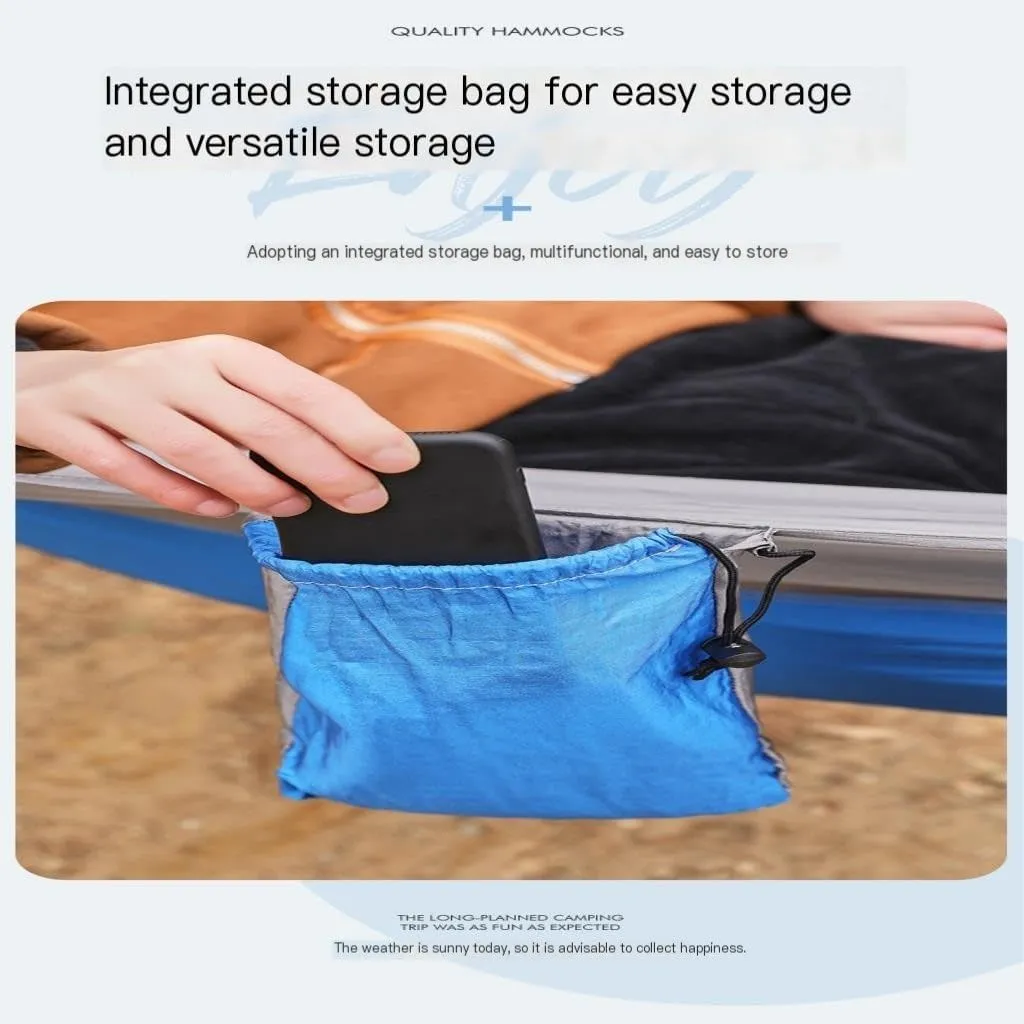 Hamock Outdoor Portable Camping Single Double Mosquito Net Hammock Anti-Mosquito Camping Mesh Mosquito Net Hammock Hanmock(E)