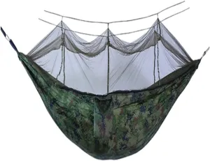 Hamock Outdoor Portable Camping Single Double Mosquito Net Hammock Anti-Mosquito Camping Mesh Mosquito Net Hammock Hanmock(E)