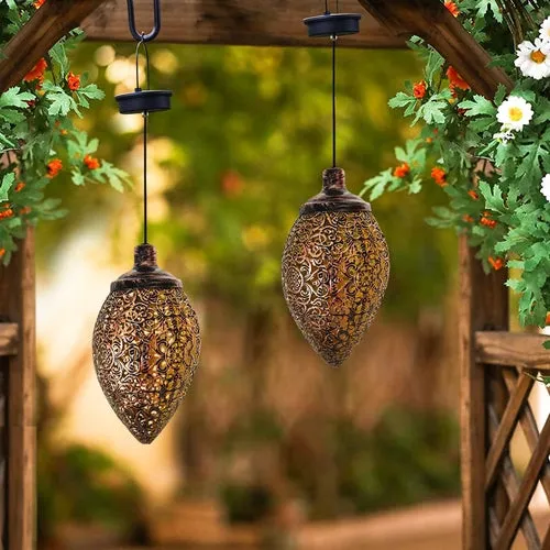 Hanging LED Garland Light Outdoor Waterproof Light Fairy Members-only deal Lantern Savings-packed Solar