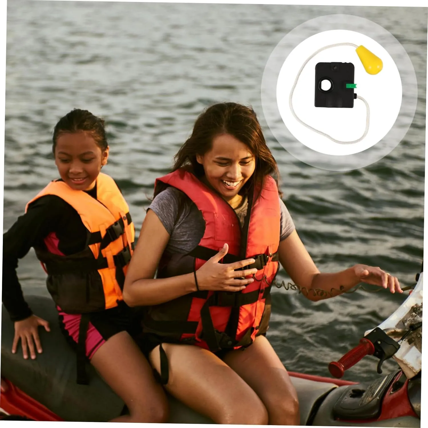 Happyyami Inflatable Switch Gadget an Fittings Manual Quick Inflator Switch Portable Life Jackets Safety Inflator