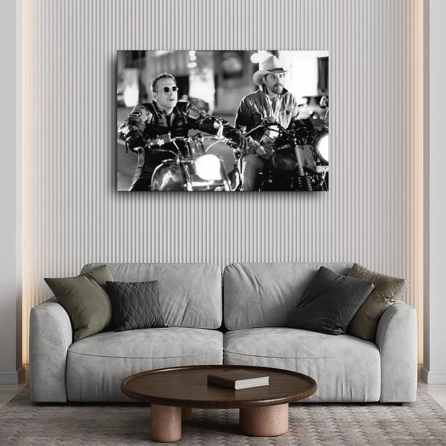 Harley Davidson And The Marlboro Man Movie Poster 1 Canvas Painting Wall Art Poster for Bedroom Living Room Decor 36x24inch(90x60cm)