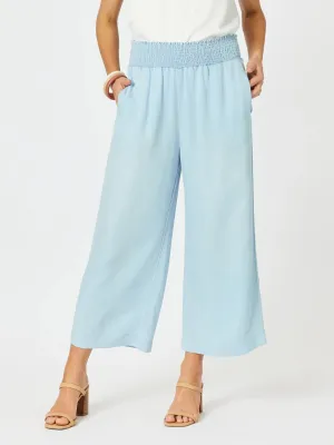 Harlow Cotton Pant | Blue