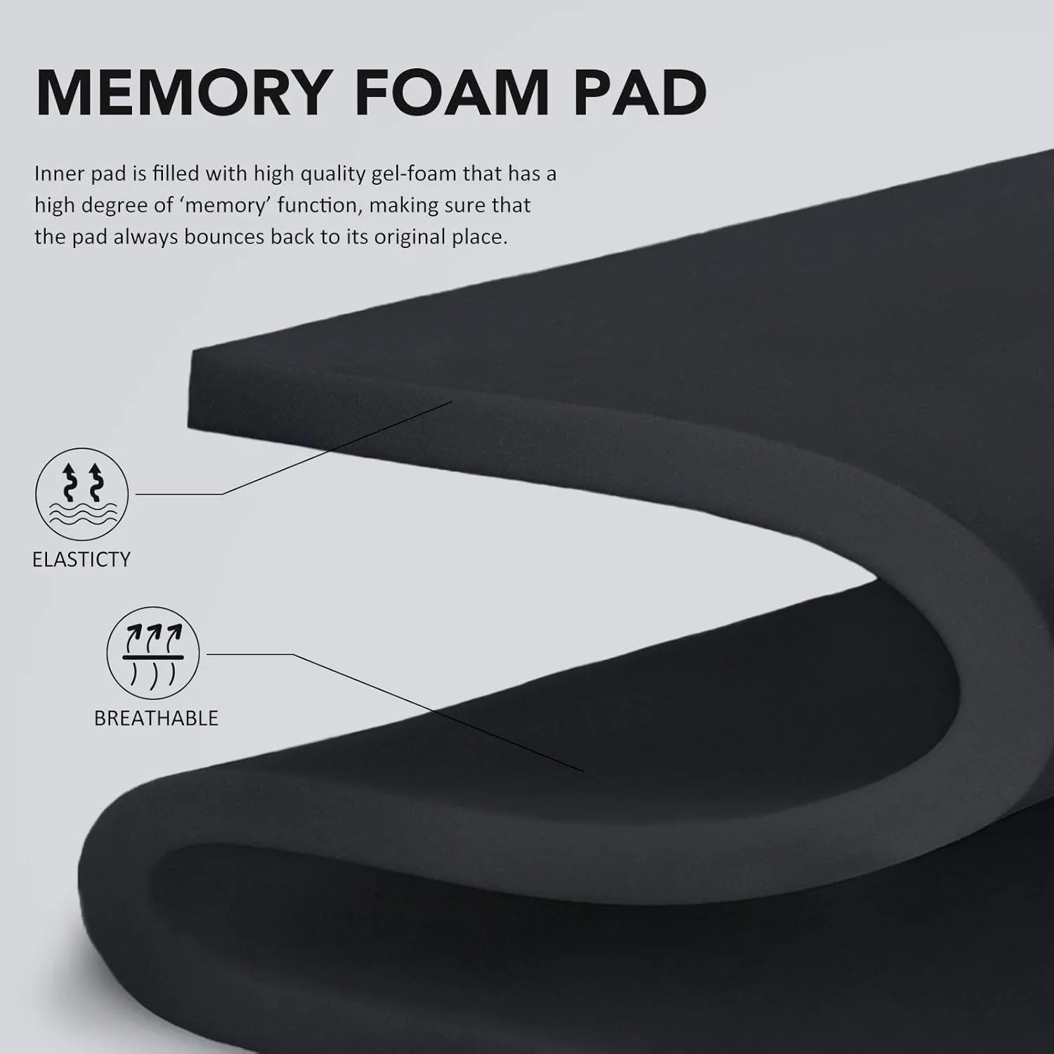 Harrison Howard Dyna-Sorb Full Shock Absorbing Memory Half Saddle Pad for Horse
