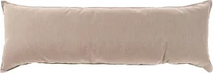 Hatteras Hammocks Cast Ash Long Hammock Pillow, Sunbrella Fabric, Hook & Loop Fasteners, Extra Wide Size, Handcrafted in The USA