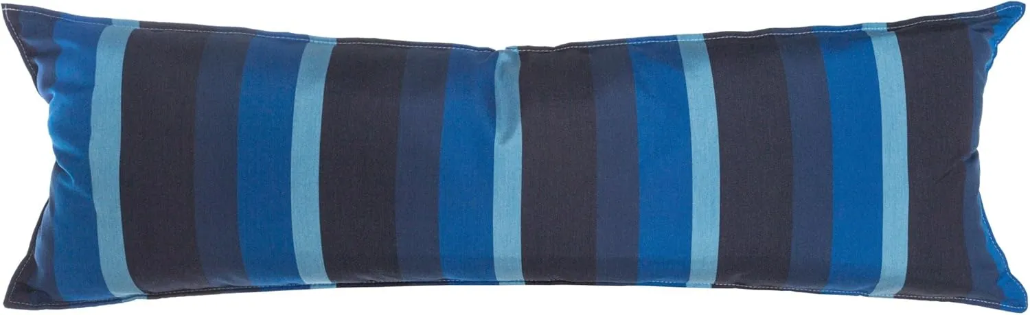 Hatteras Hammocks Gateway Indigo Long Hammock Pillow, Sunbrella Fabric, Hook & Loop Fasteners, Extra Wide Size, Handcrafted in The USA …