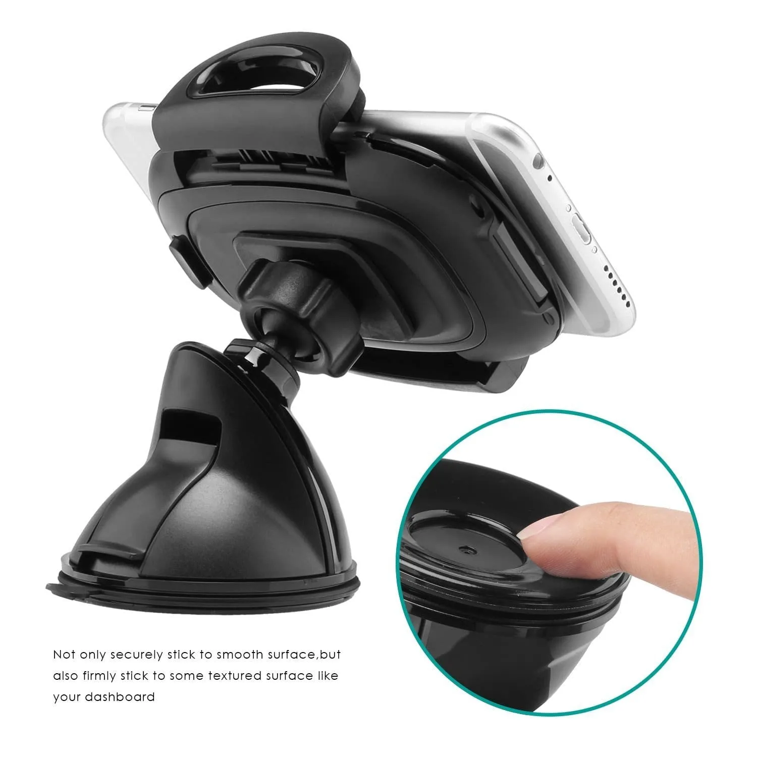 HD-C6 Universal Smartphone Windshield Car Mount Holder Cradle for smartphones