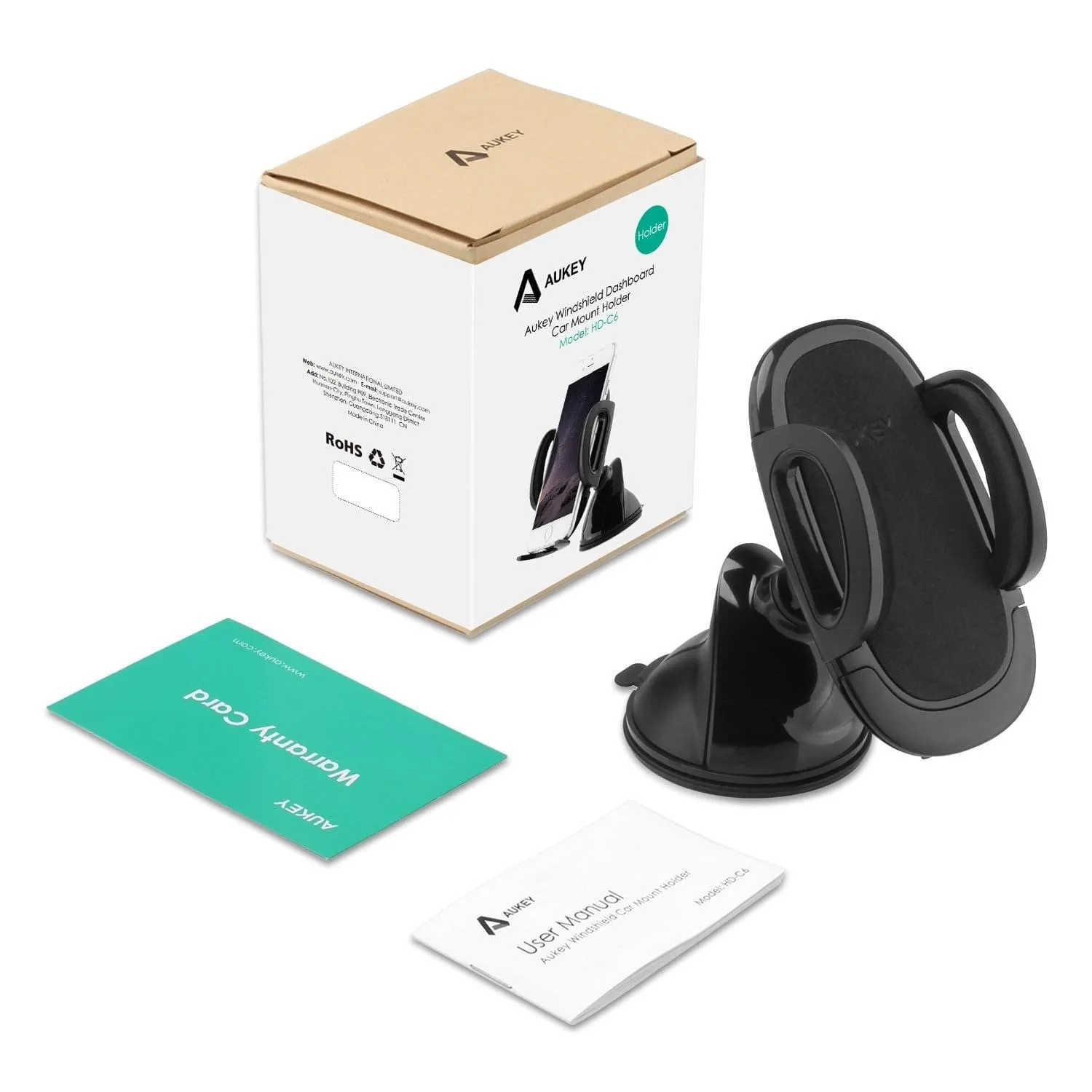 HD-C6 Universal Smartphone Windshield Car Mount Holder Cradle for smartphones