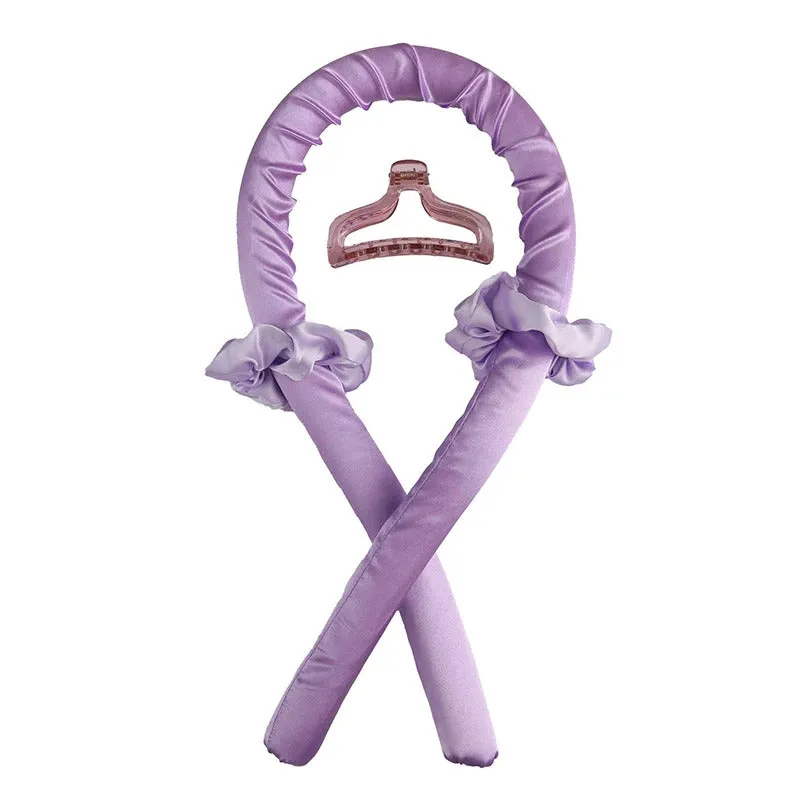 Heatless Curling Rod Night Cap No Heat Ribbon Lazy Hair Curlers Headband Hair Rollers Sleeping Soft Headband Hair Styling Tools