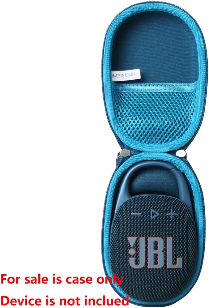 Hermitshell Hard Travel Case for JBL Clip 5 Portable Mini Bluetooth Speaker (Blue)