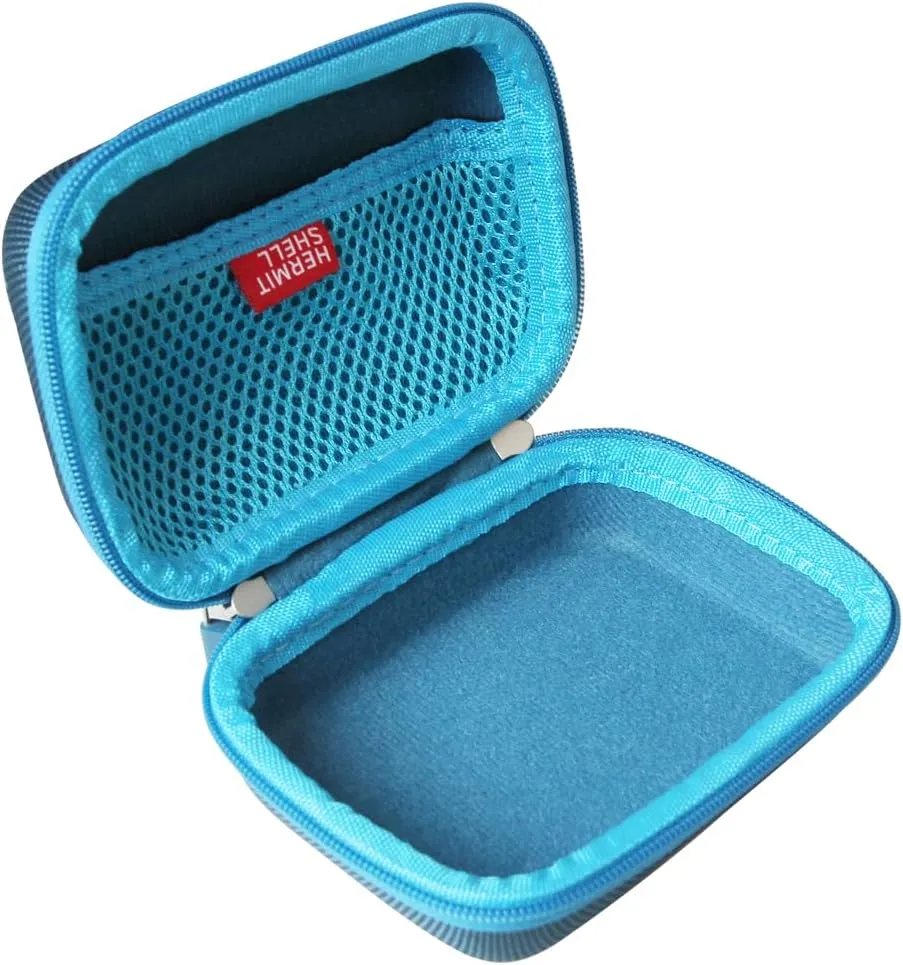 Hermitshell Hard Travel Case for JBL Go 4 - Ultra-Portable Bluetooth Speaker (Blue, Case for JBL GO 4)