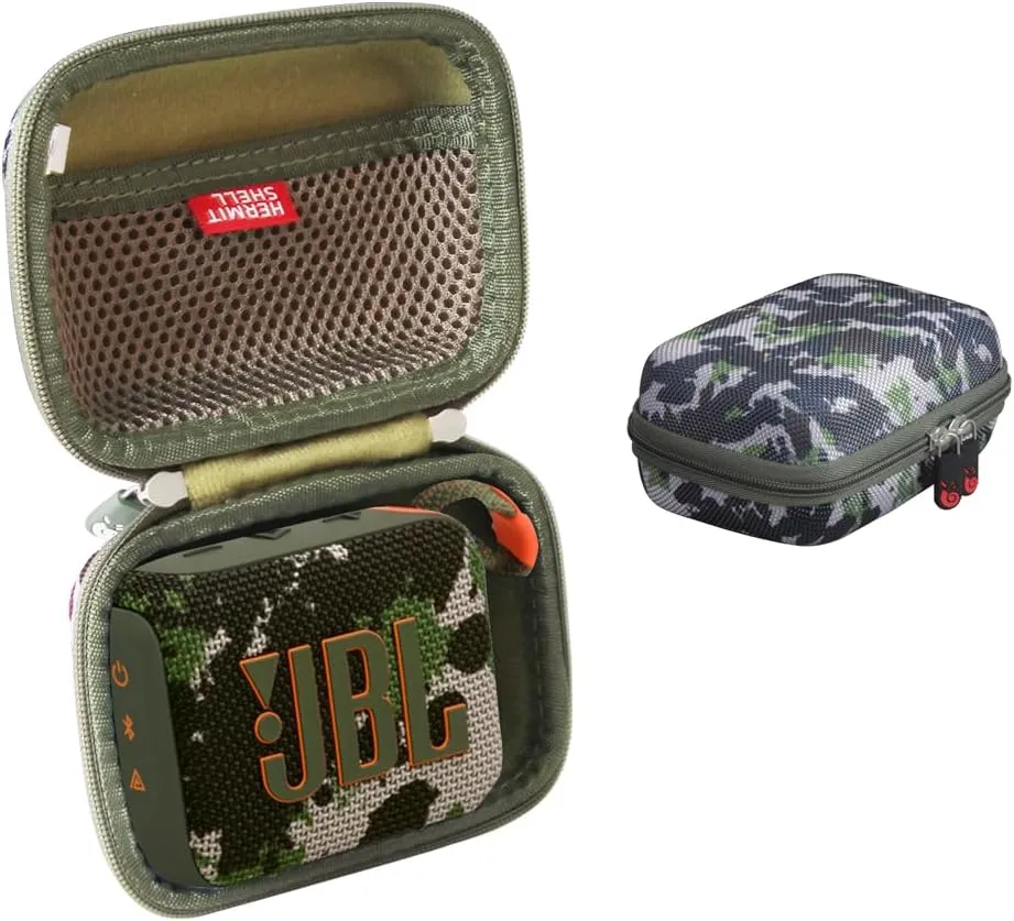 Hermitshell Hard Travel Case for JBL Go 4 - Ultra-Portable Bluetooth Speaker (Squad, Case for JBL GO 4)