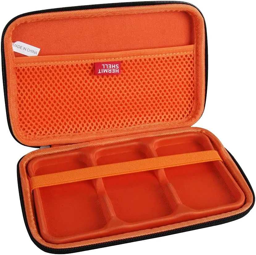 Hermitshell Hard Travel Case for SanDisk 500GB / 250GB / 1TB / 2TB Extreme Portable SSD (Case for 3 Hard Drives)