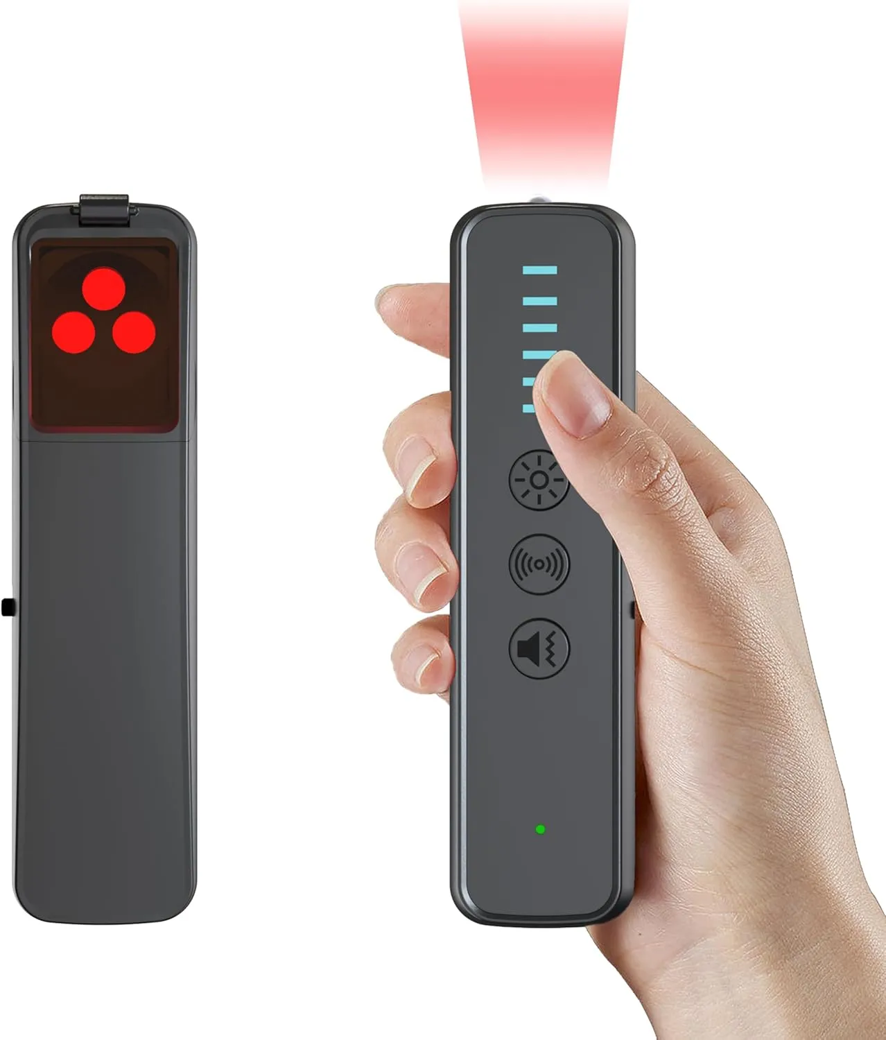 Hidden Camera Detectors,GPS Tracker Detector,Camera Detector Spy Camera Finder,RF Detector,25H Working Time,Travel-Friendly Size Black S500