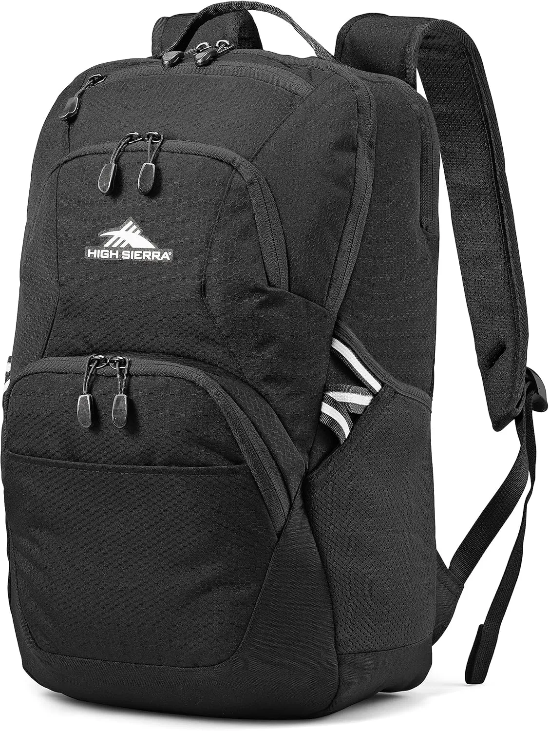 High Sierra Swoop Backpack with Laptop Pocket   Tablet Sleeve, Fits most 17” Laptops, 30L, Black