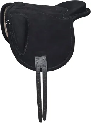 HILASON Western Baretek Bareback Pad Horsemanship Treeless Leather Black | Baretek Pad | Saddle Pad | Baretek Bareback Riding Pad | Baretek Bareback Pad for Horses | Baretek Bareback Pad