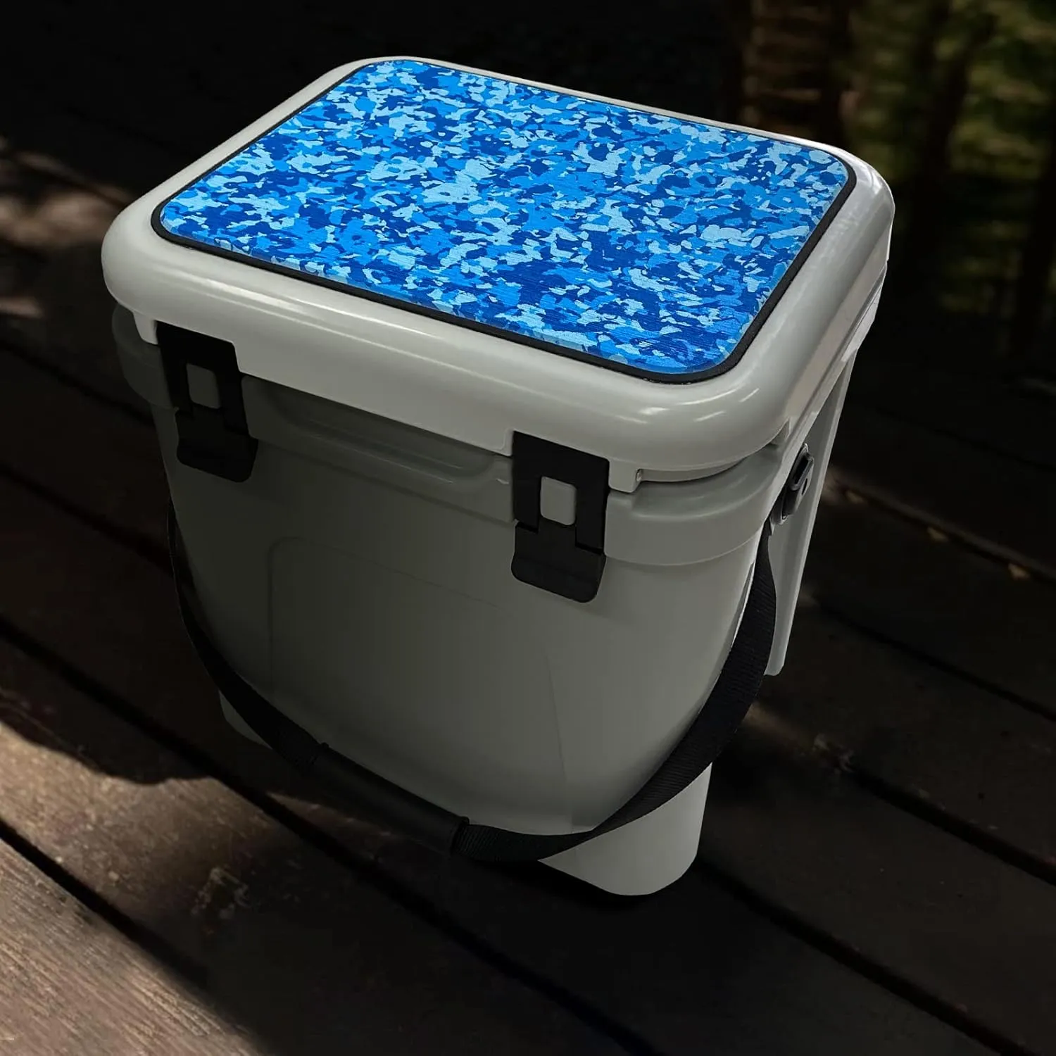 Hjdeck Cooler Pad for YETI Roadie 24 Cooler Seat Cushion Soft Self-Ahesive Cooler Pad Accessory
