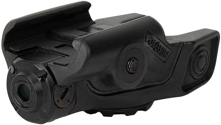 HOLOSUN RMLt Compact Rail Mounted Laser | Zero Retention Tactile W&E Adjustable Waterproof Dustproof Durable Titanium Green/Red Handgun Laser with CR 1/3N Battery, T10 L Key & Lens Cloth Included