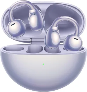 HUAWEI FreeClip Wireless Earbuds - Open Ear Bluetooth Earphones with Long Lasting Battery AI Crystal Clear Sound - Lightweight in-Ear Headphones with IP54 Resistance to Dust Water