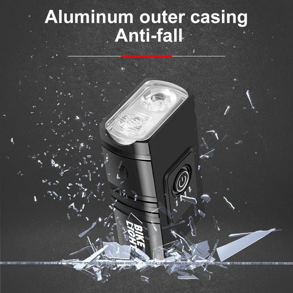 HULIANFU T6 LED Bicycle Light Front USB Rechargeable MTB Mountain Bicycle Lamp 1000LM Bike Headlight Cycling Flashlight Bike Accessories