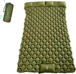 Inflatable Sleeping Mattress Double Camping Mat Self Inflating, Inflatable Sleeping Mat Ultralight Sleeping Pad, Inflatable Sleeping Mat With Pillow, Waterproof And Moisture-Proof Rol beautiful