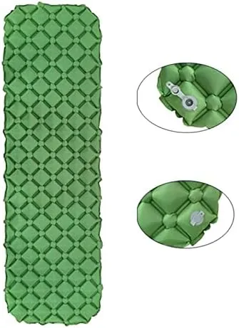 Inflatable Sleeping Mattress Inflatable Mattress Camping Sleeping Pad Ultralight Camping Mattress Sleeping Mat Camping Bed Beautiful Scenery (4 One Seat)