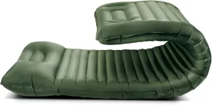 Inflatable Sleeping Pad for Camping, 3.9’’ Thick Self-Inflating Camping Pad with Pillow, Quick Inflation by Stamping, Waterproof, Lightweight, Portable Sleeping Mat for Backpacking, Hiking, Traveling