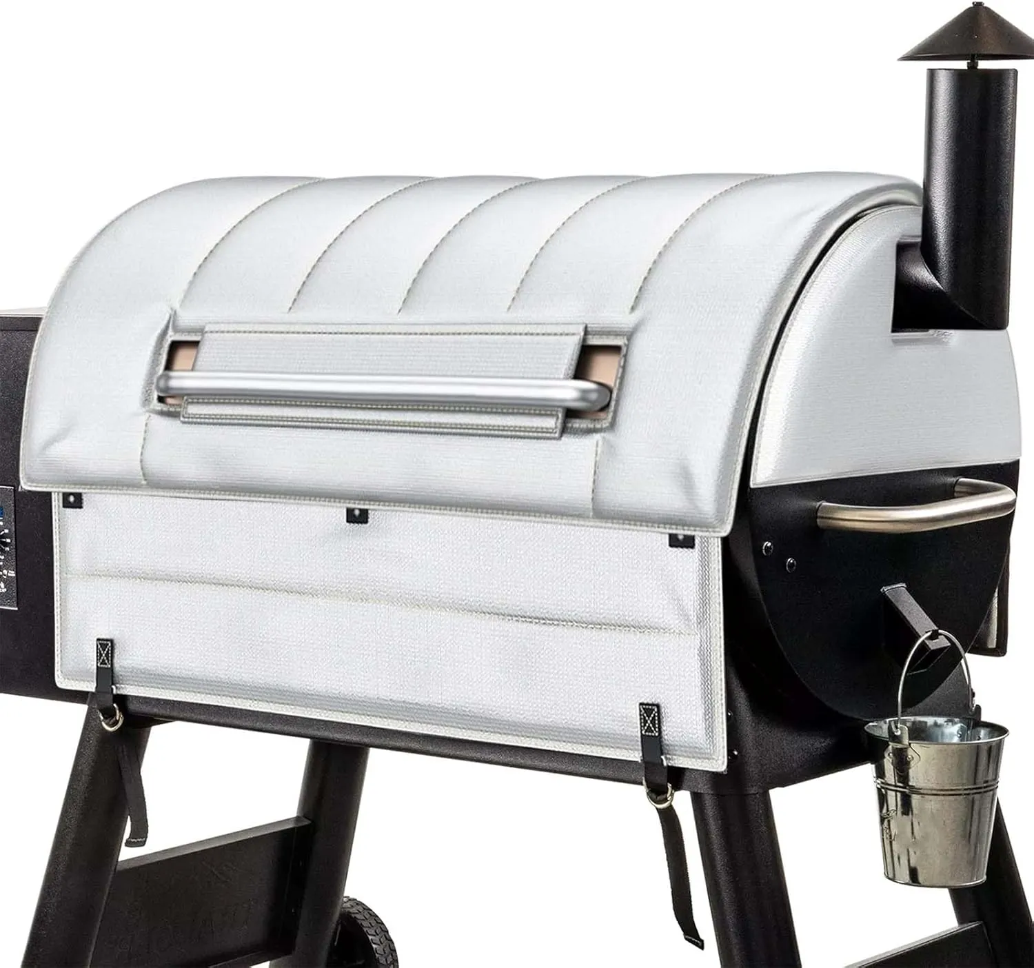 Insulation Blanket for Traeger 34 Series, Texas Series, Pro 34 Series, Grill Blanket for Traeger BAC 628, Smoker Blanket for Winter Cooking, Saving Pellet