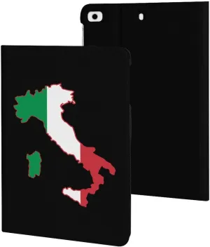 Italia Italy Italian Map Flag Slim Case Compatible with ipad Mini 1/2/3/4/5 (7.9in) Shockproof Waterproof Protective Cover Stand