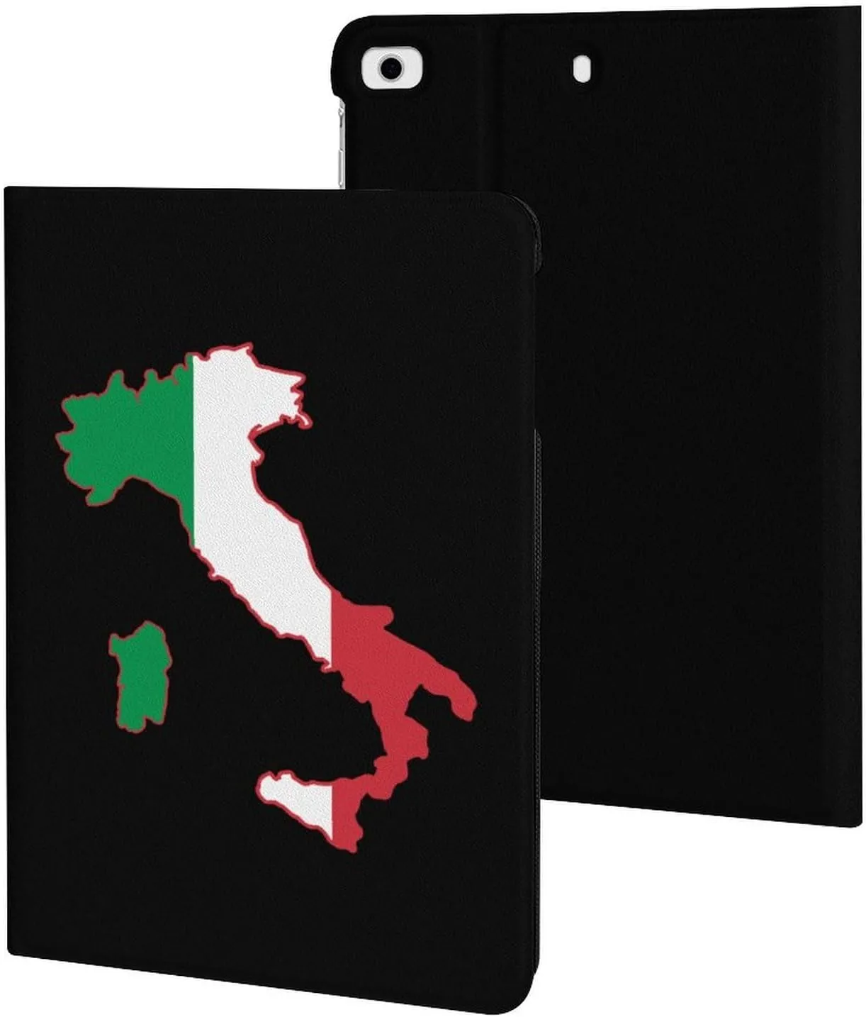 Italia Italy Italian Map Flag Slim Case Compatible with ipad Mini 1/2/3/4/5 (7.9in) Shockproof Waterproof Protective Cover Stand