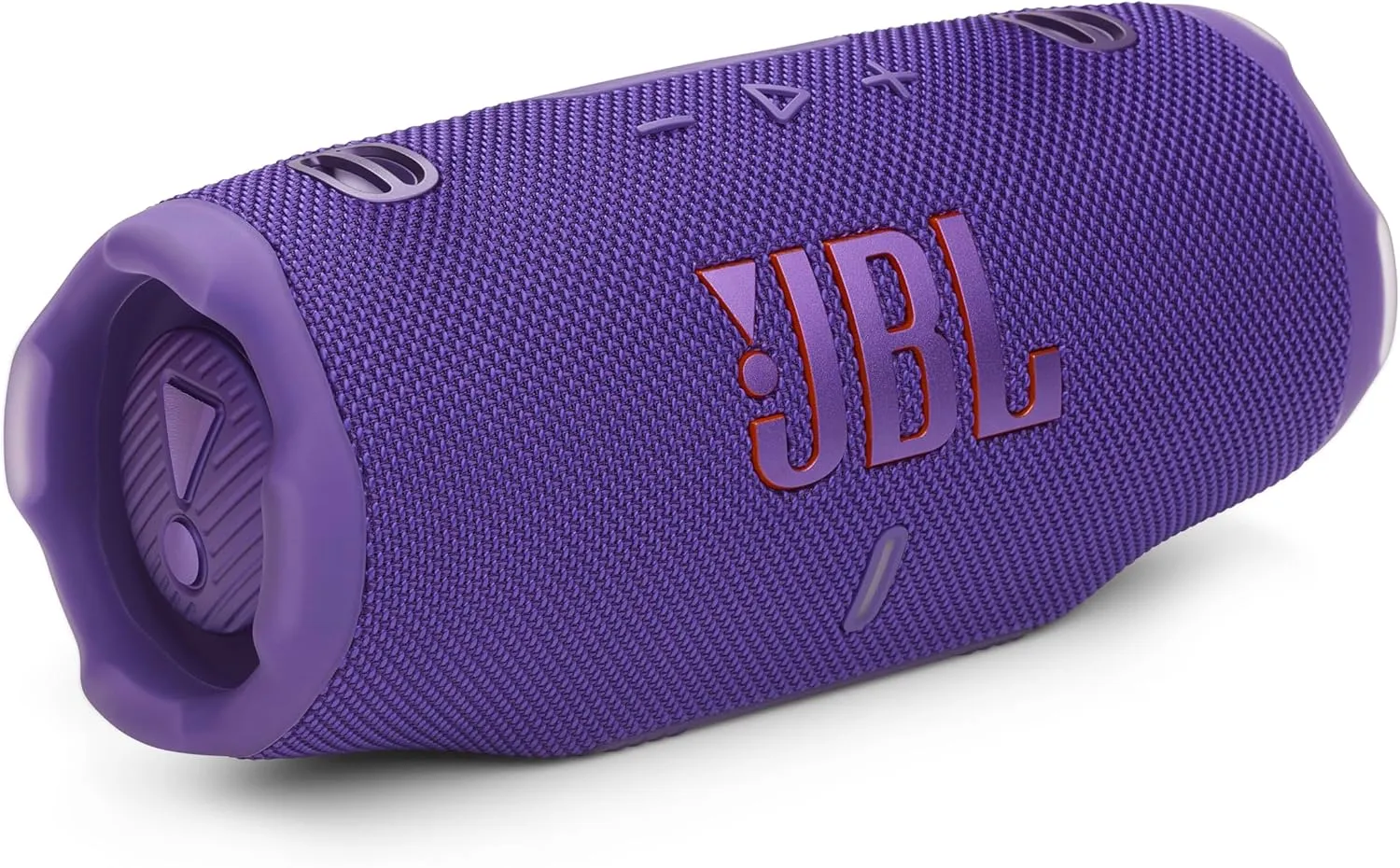 JBL Charge 6 - Portable Waterproof & Drop-Proof Bluetooth Speaker, Bold Pro Sound with AI Sound Boost, 28Hrs of Playtime, Built-in powerbank & Comes with a Sturdy/Removable Carrying Strap (Purple)