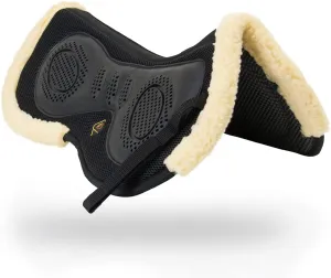 Kavallerie 3D Air-Mesh Half Pad, Impact Protection & Therapeutic Gel Padding English Saddle for Maximum Support and Stability, Best for Horses Under Saddle, Dressage, Jumping & Training