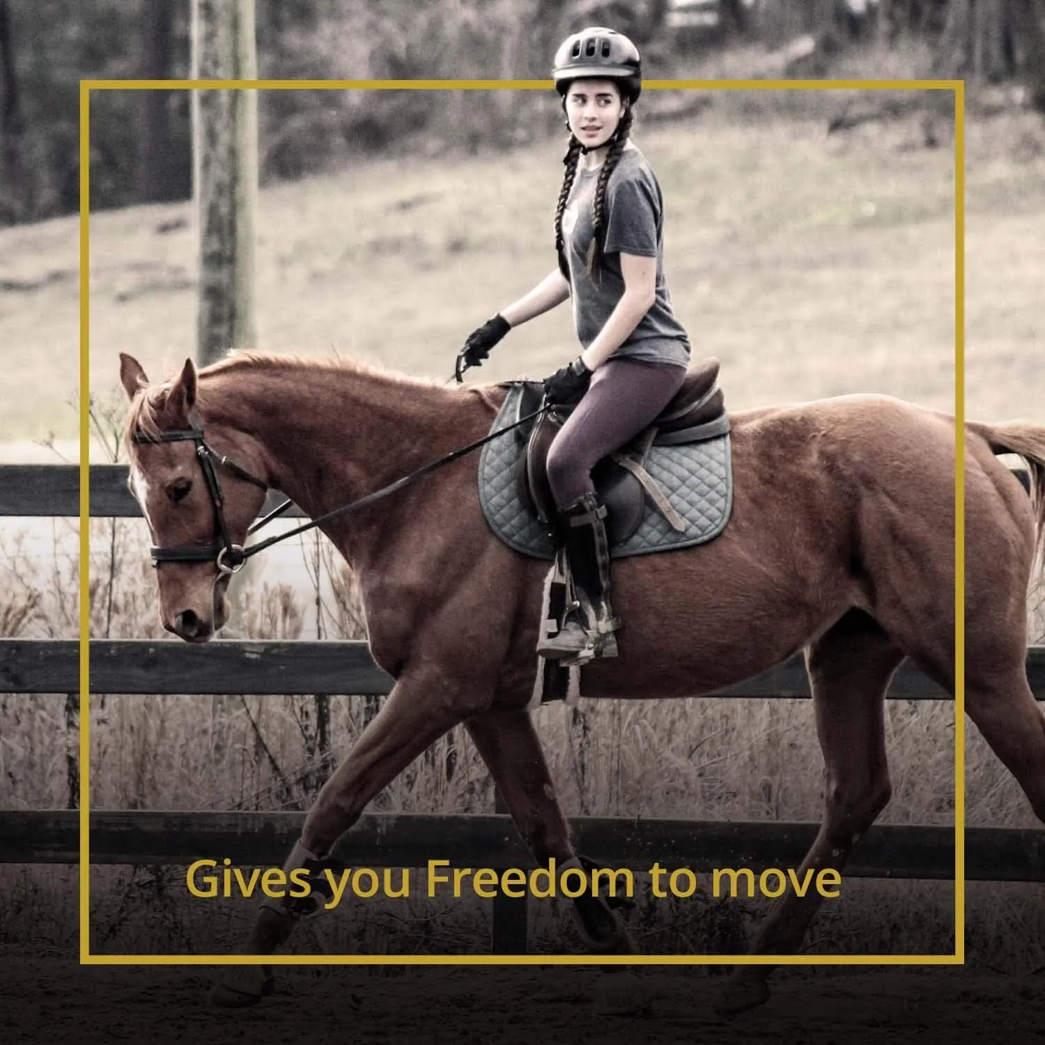 Kavallerie 3D Air-Mesh Half Pad, Impact Protection & Therapeutic Gel Padding English Saddle for Maximum Support and Stability, Best for Horses Under Saddle, Dressage, Jumping & Training