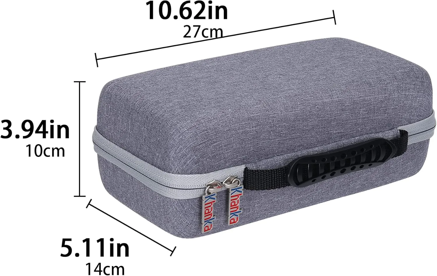 khanka Hard Travel Case Replacement for Halo Bolt 58830/57720 / Air 58830 / ACDC Max 55500 mWh Portable Emergency Power Kit, Portable Phone Laptop Charger, Case Only (Grey)