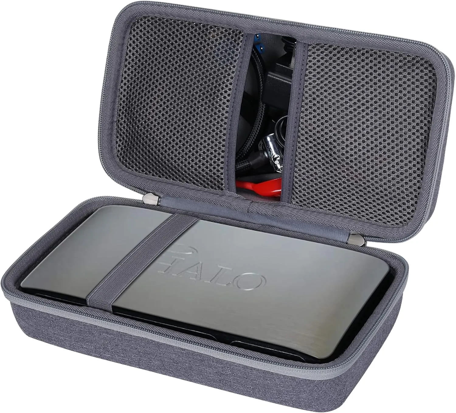 khanka Hard Travel Case Replacement for Halo Bolt 58830/57720 / Air 58830 / ACDC Max 55500 mWh Portable Emergency Power Kit, Portable Phone Laptop Charger, Case Only (Grey)