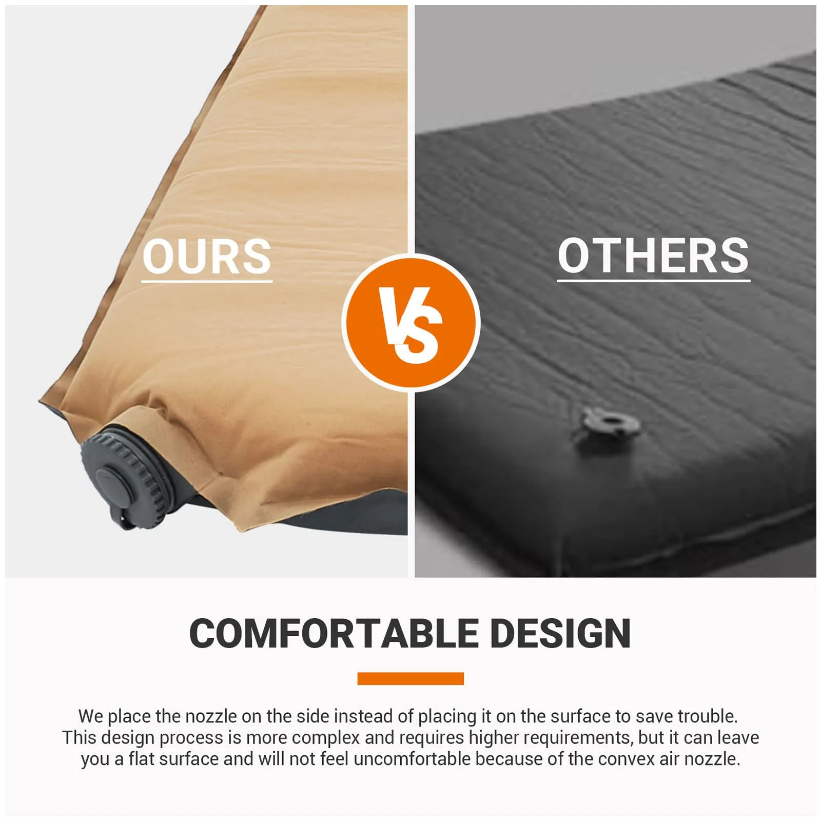 KingCamp 3-Inch Self-Inflating Foam Camping Mat