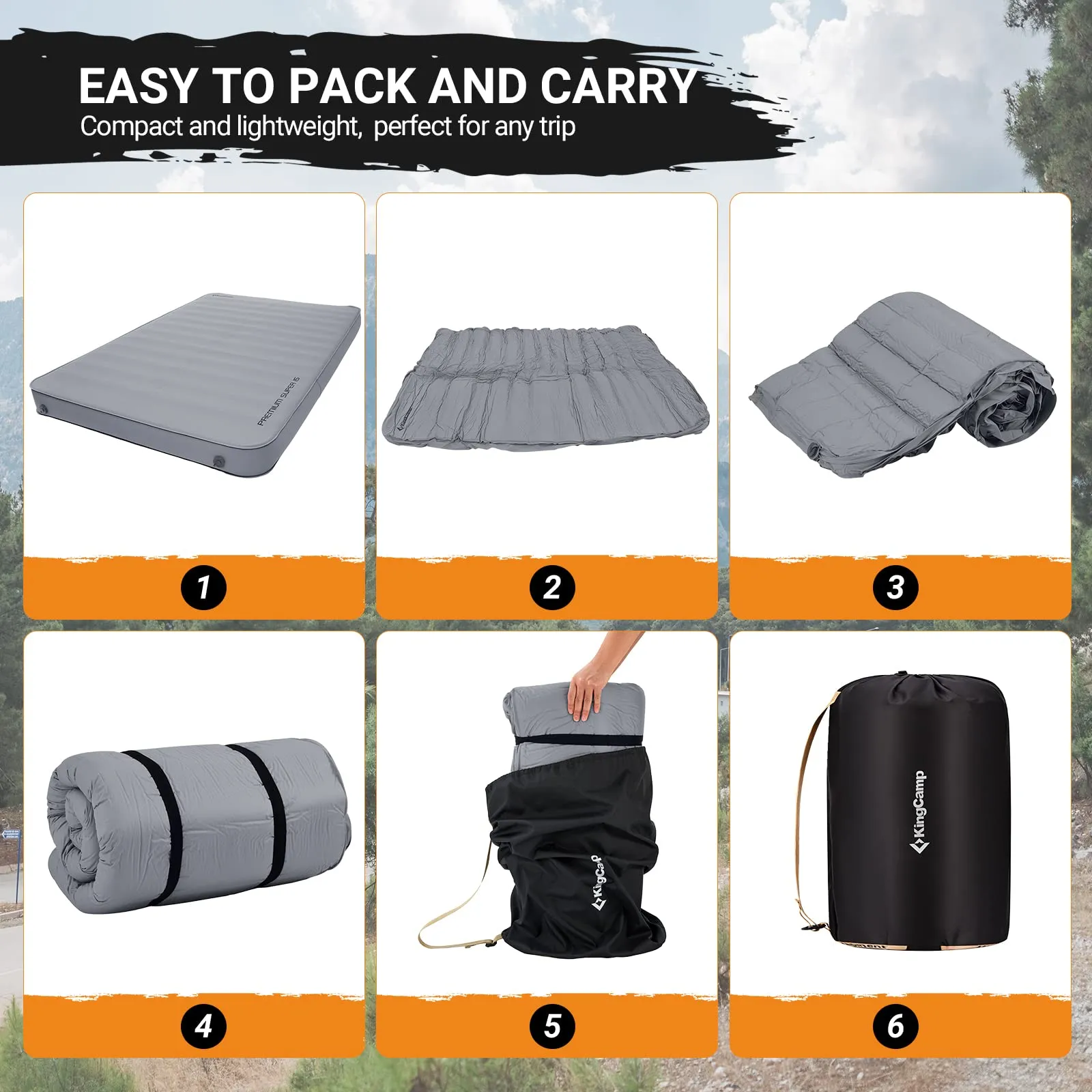 KingCamp Double Self-inflateble Pad R Value 11